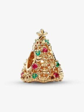 Pandora Glitter Christmas Tree Charm